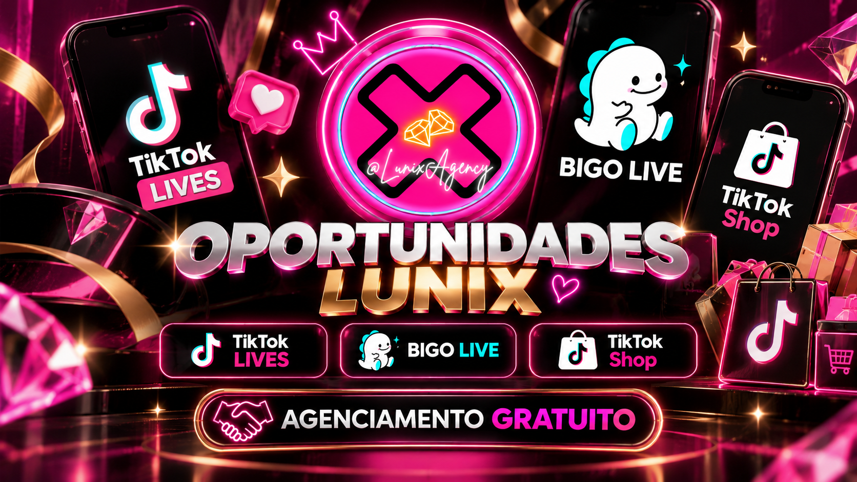 Novidades da Lunix Agency