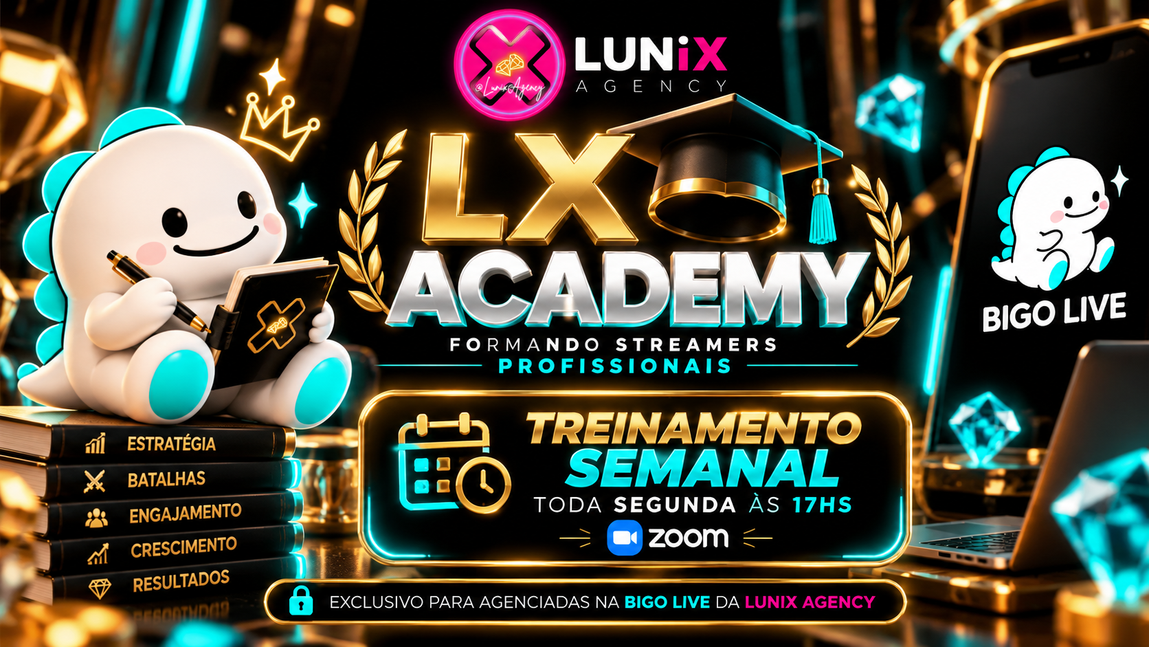 Novidades da Lunix Agency